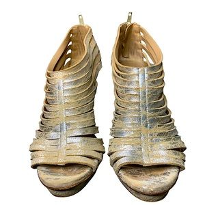 Loved Vera Wang open toe heels